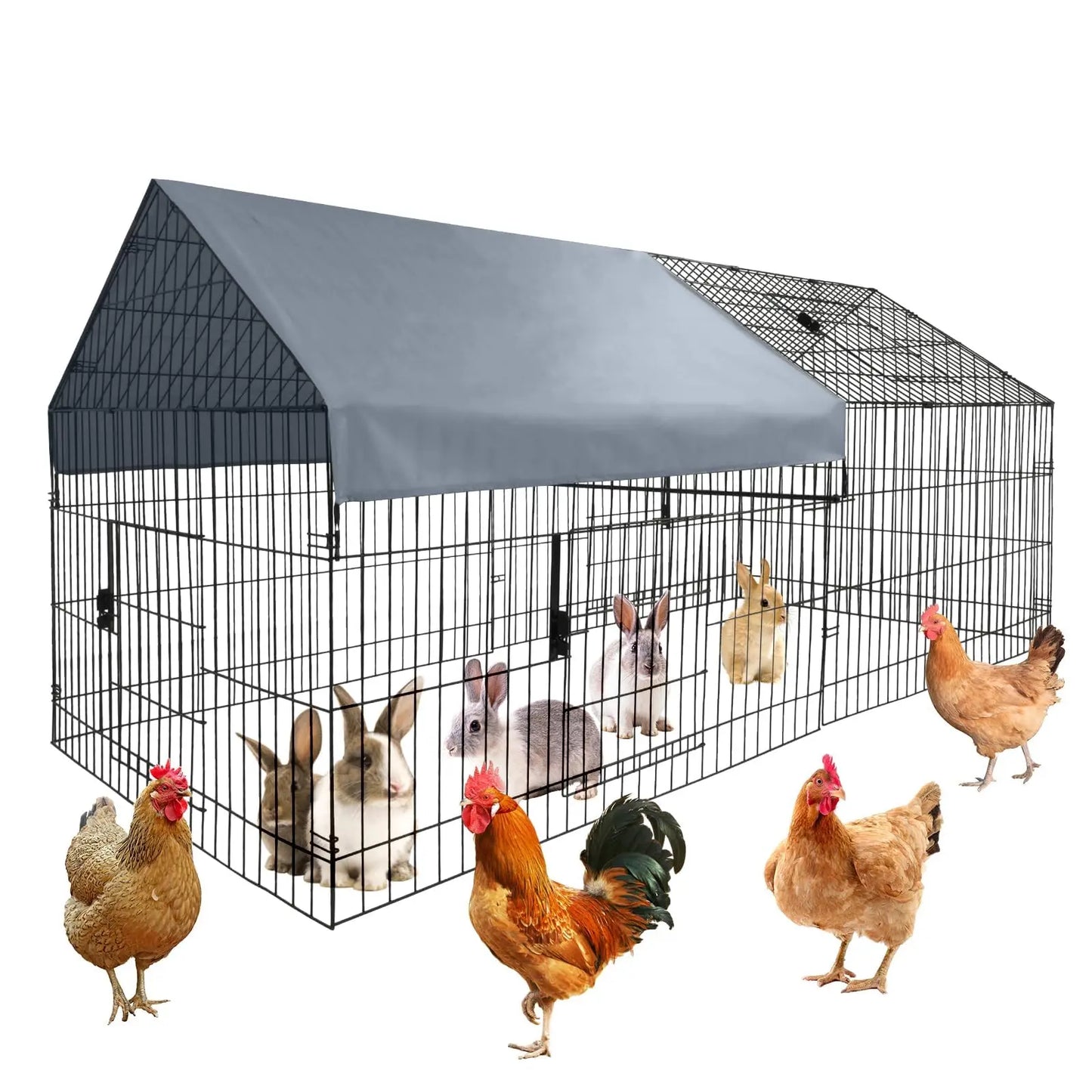 Large Metal Chicken Coop