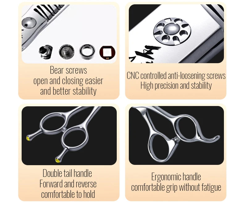 Fenice 7.0 Inch VG10 Steel 3D Gradient Traceless Teeth