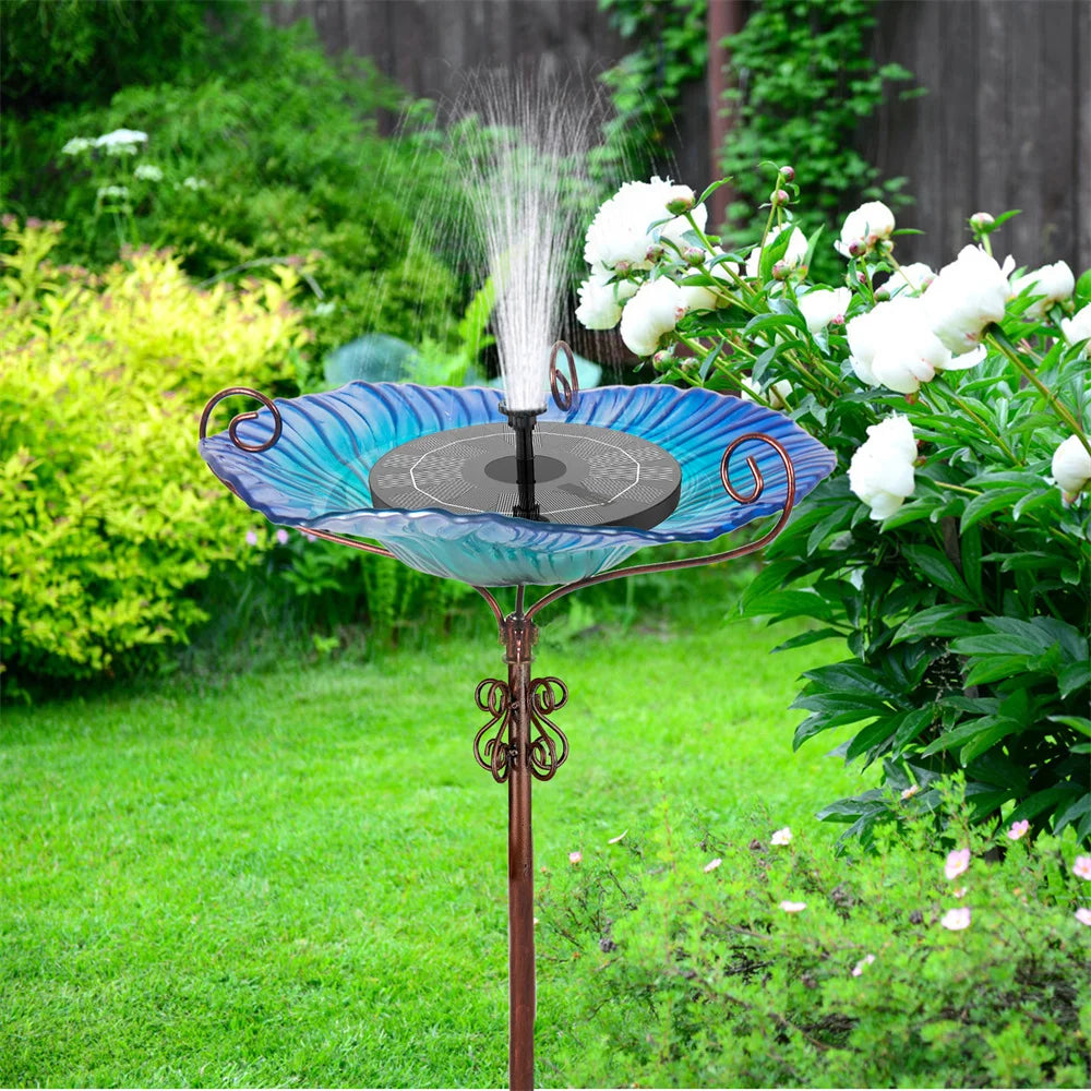 Large Outdoor Glass Bird Bath