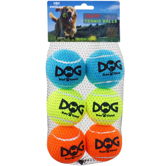 Squeaky Tennis Ball Dog Toys
