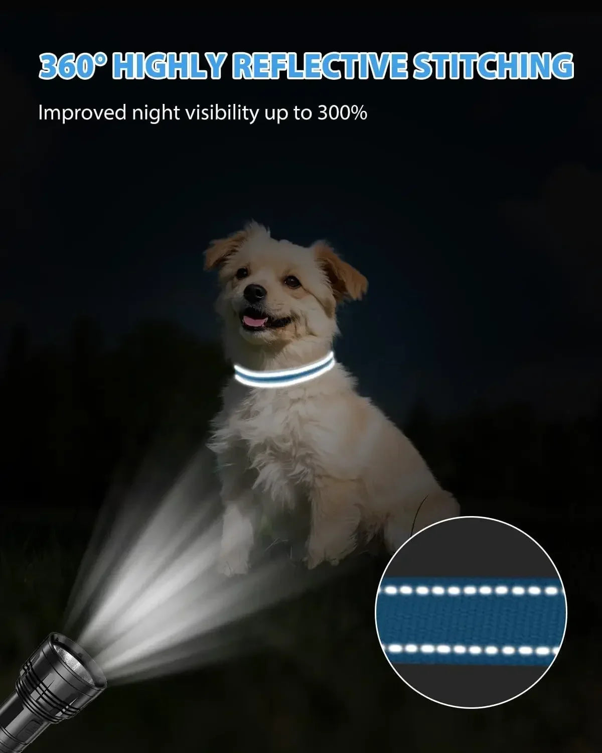 New Style Adjustable Reflective Nylon Dog Collar