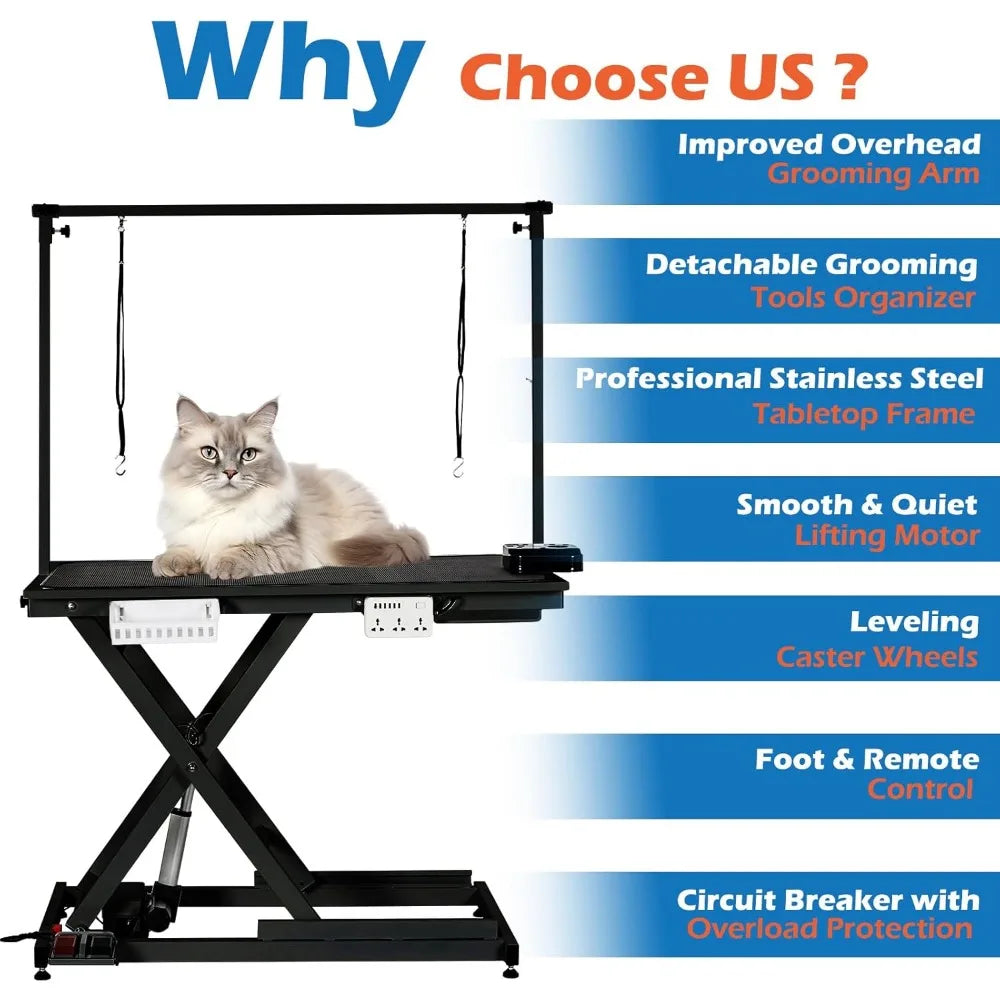 50'' Professional Electric Dog Grooming Table