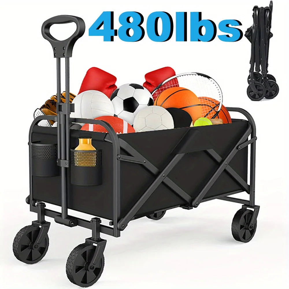 Collapsible Folding Beach Wagon Cart