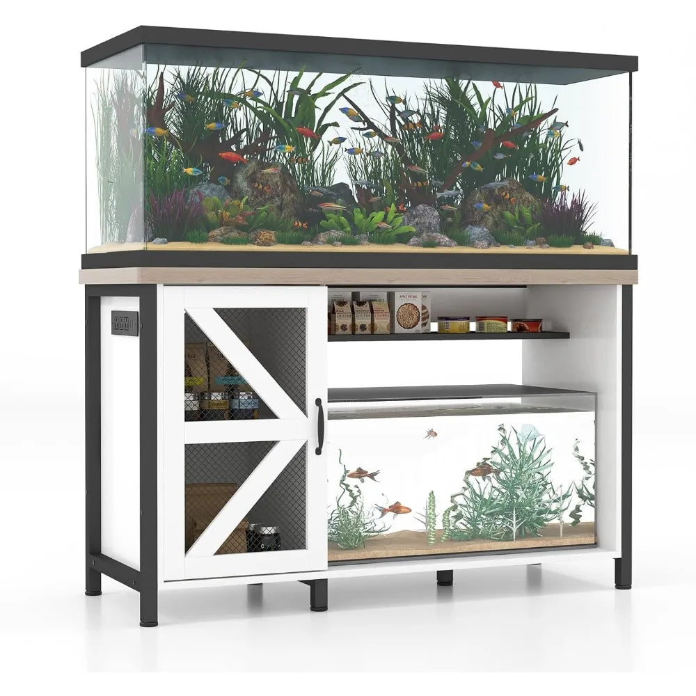 Verano 55-75 Gallon Aquarium Stand with Cabinet