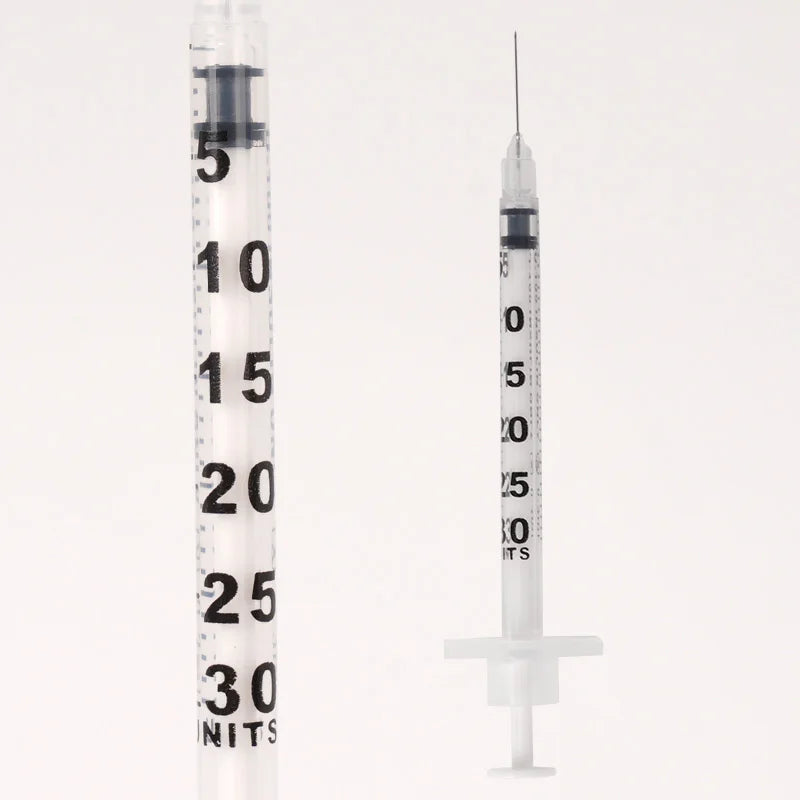 5/10Pcs 0.3/0.5/1ML Disposable Plastic Veterinary Syringe