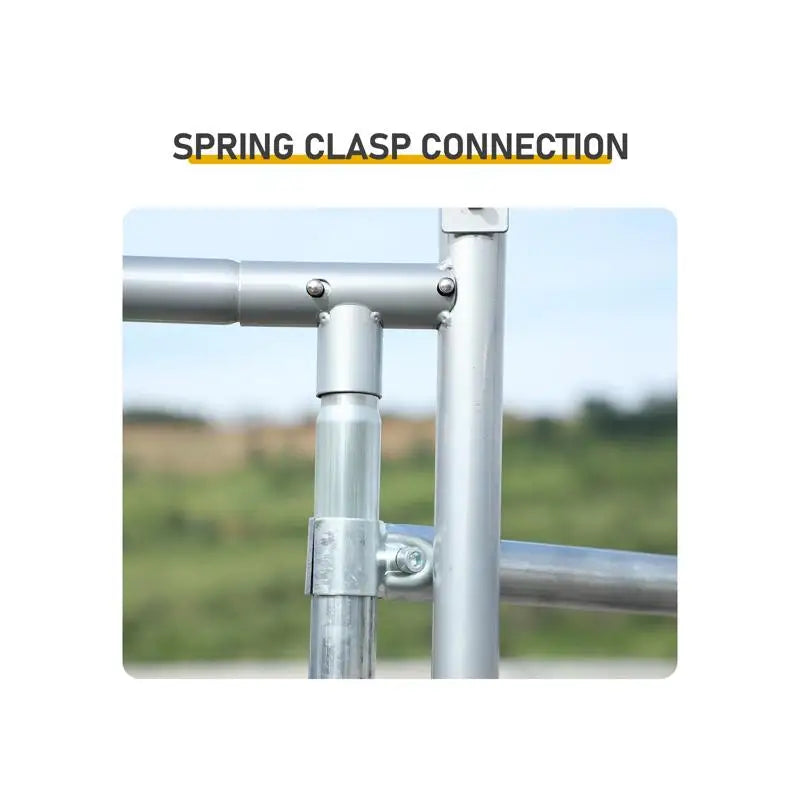 20x10 ft Large Metal Chicken Coop