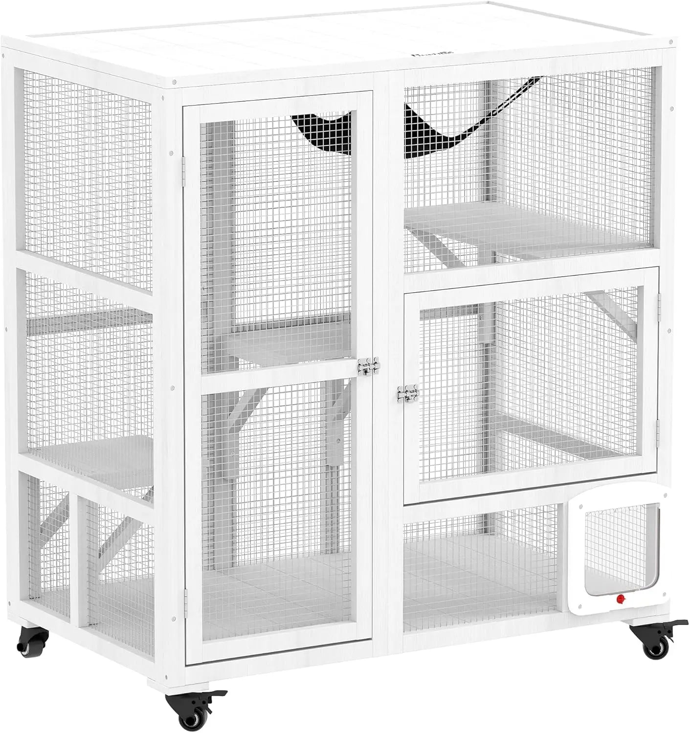 Indoor Wooden Catio, Cat House