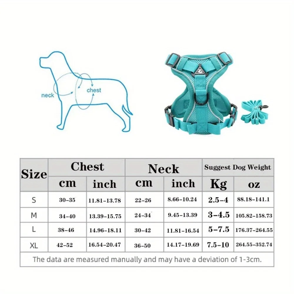 No Pull Dog Harness and Leash Set