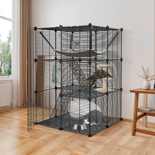 3-Tiers Cat Cage Enclosure