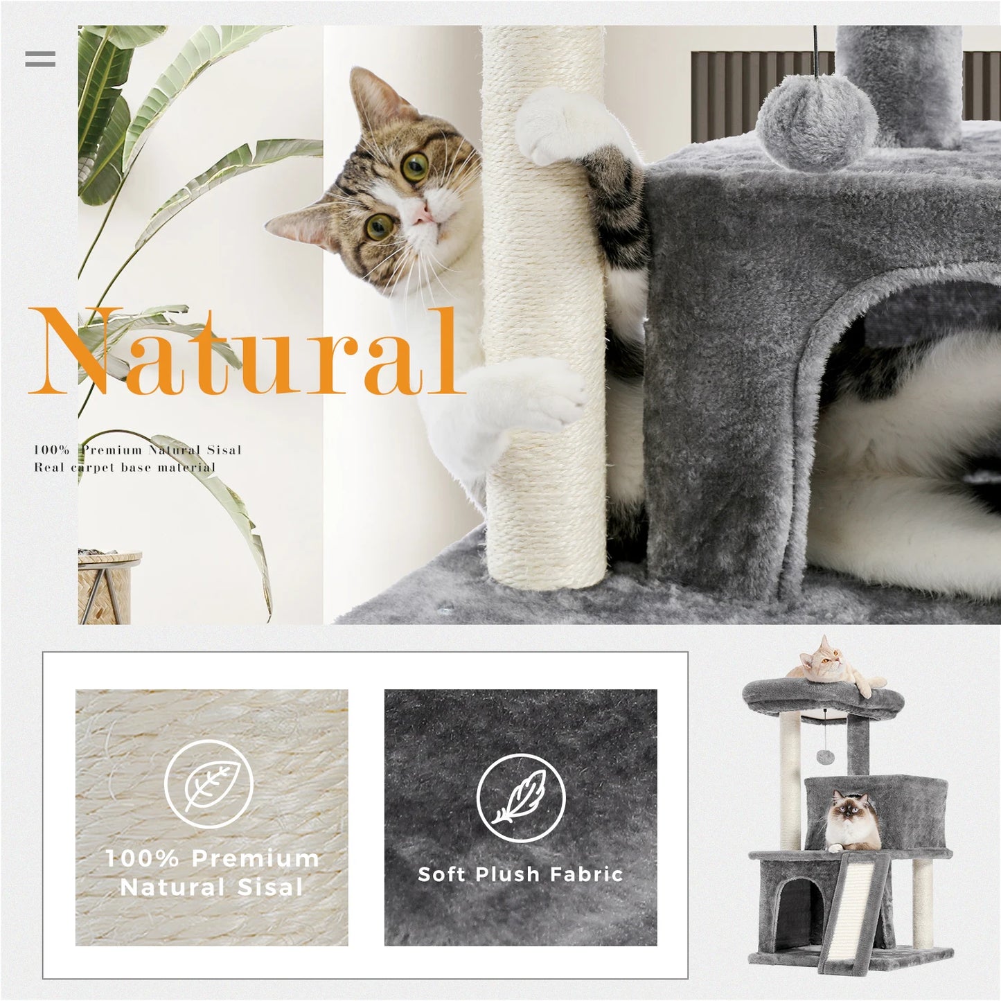 Wooden Cat Tower