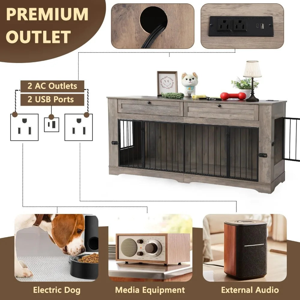 Large Dog Crate Furniture