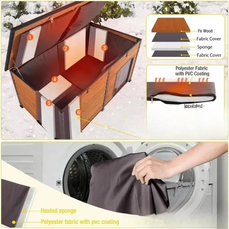 BEST SALE-59" Large Dog House