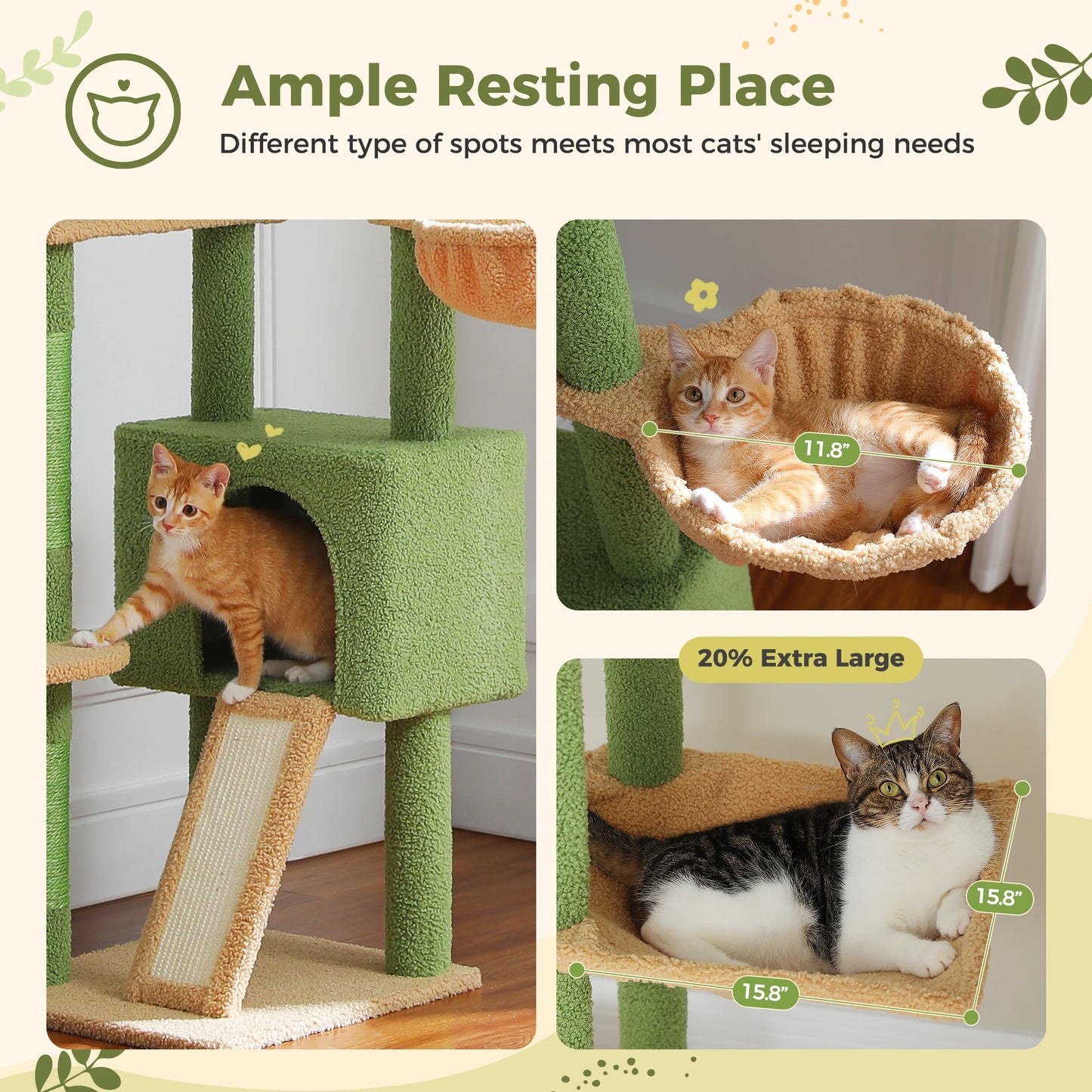 Floor to Ceiling Cat Tree Tower