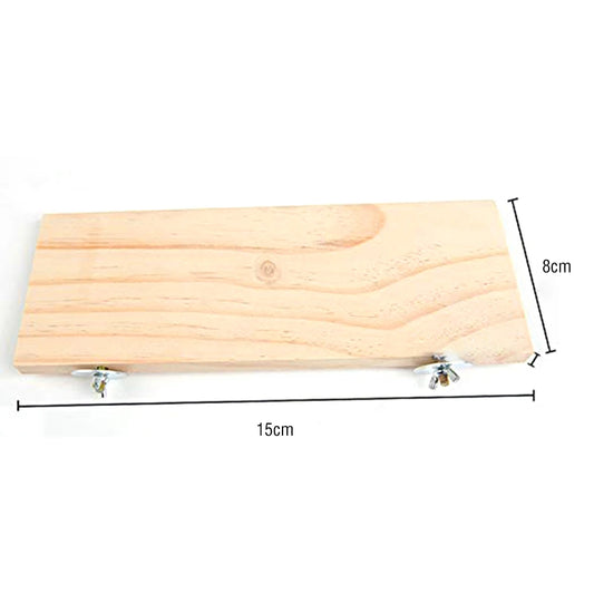 Hamster Platform Pet Parrot Wooden Stand