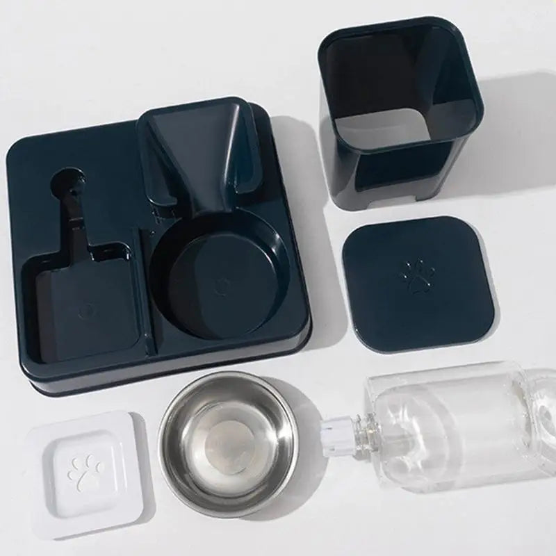 Cat Feeder And Water Dispenser