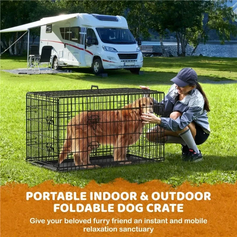 Alden Design Dog Crate