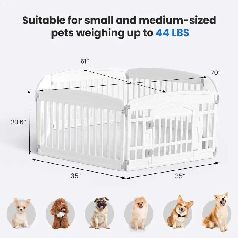 CONCETTA Plastic Dog Playpen