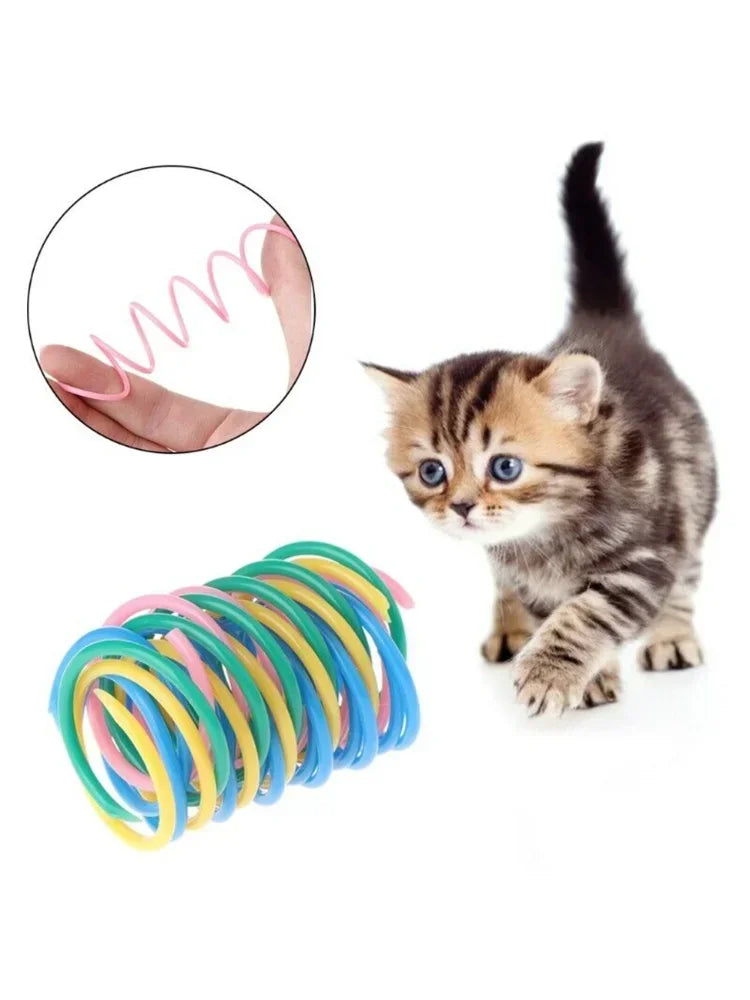 20pcs Cat Spring Toys