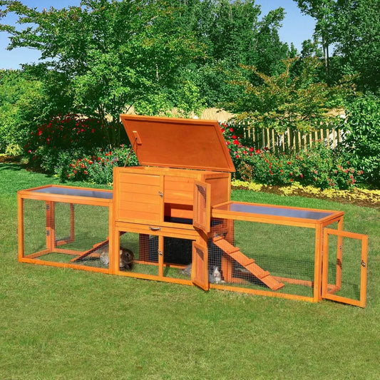 Outdoor Rabbit Hutch,