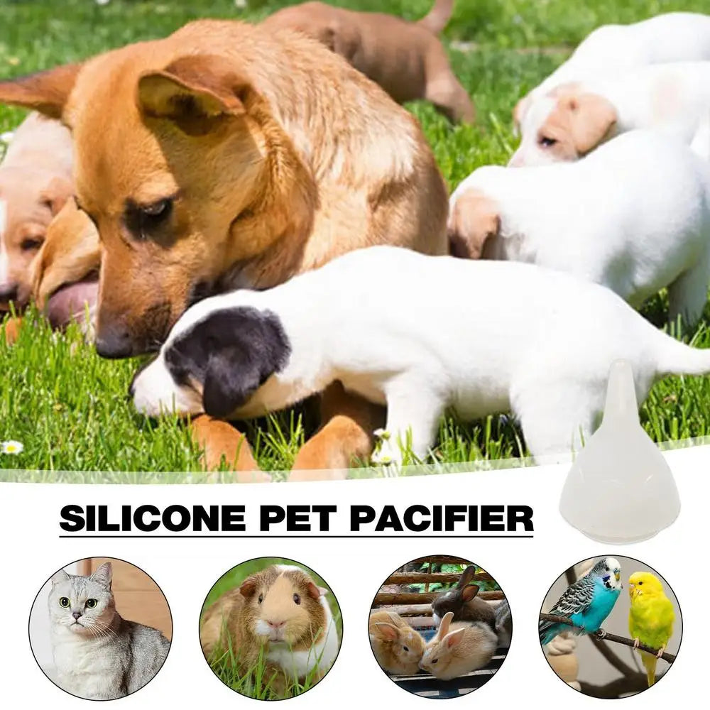 Universal Pet Feeding Nipple White