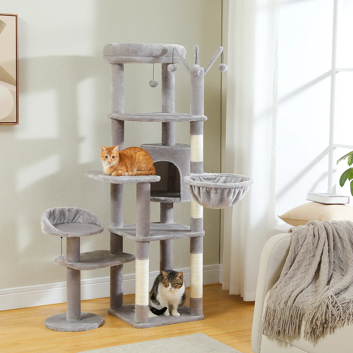 Cactus Large Cat Tree Tower for Indoors