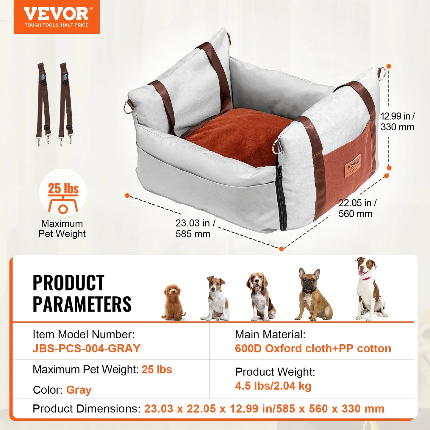 SucceBuy Dog Car Seat
