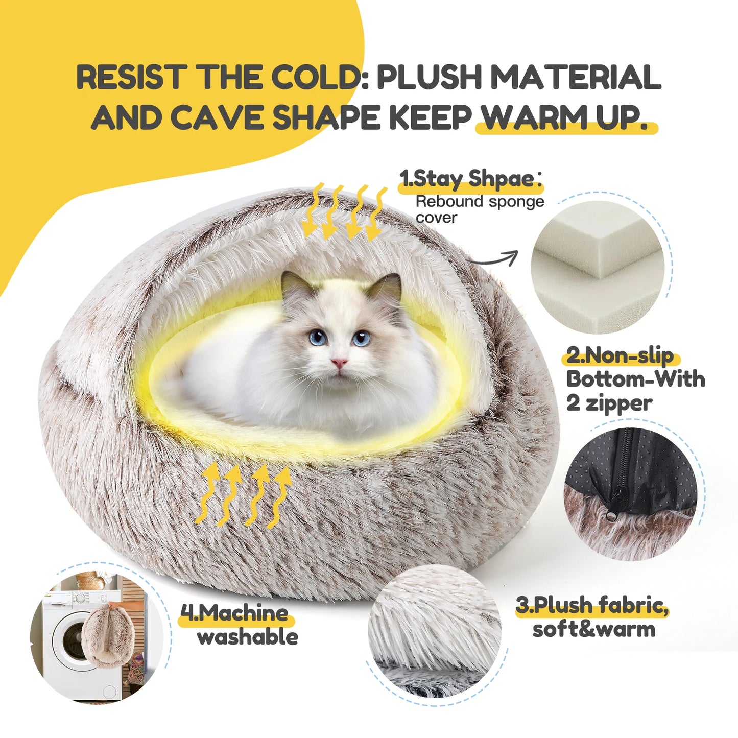 Pet Lovely Nest Soft Comfortable Bed