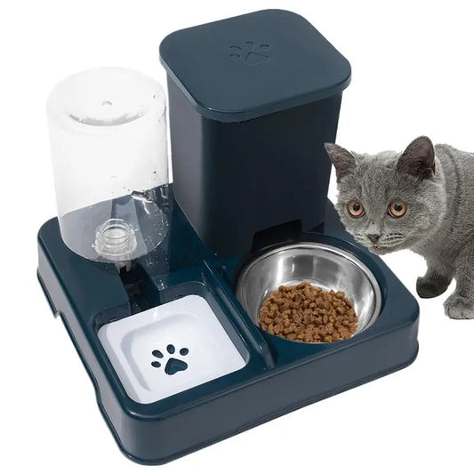 Cat Feeder And Water Dispenser