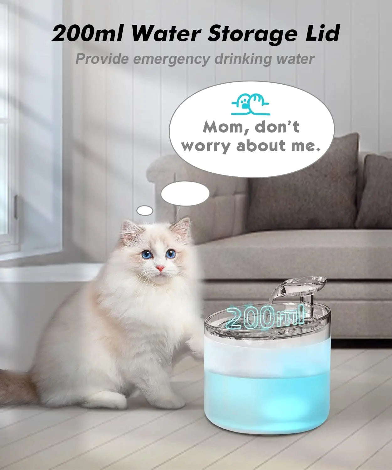 NPET WF100 Cat Water Fountain