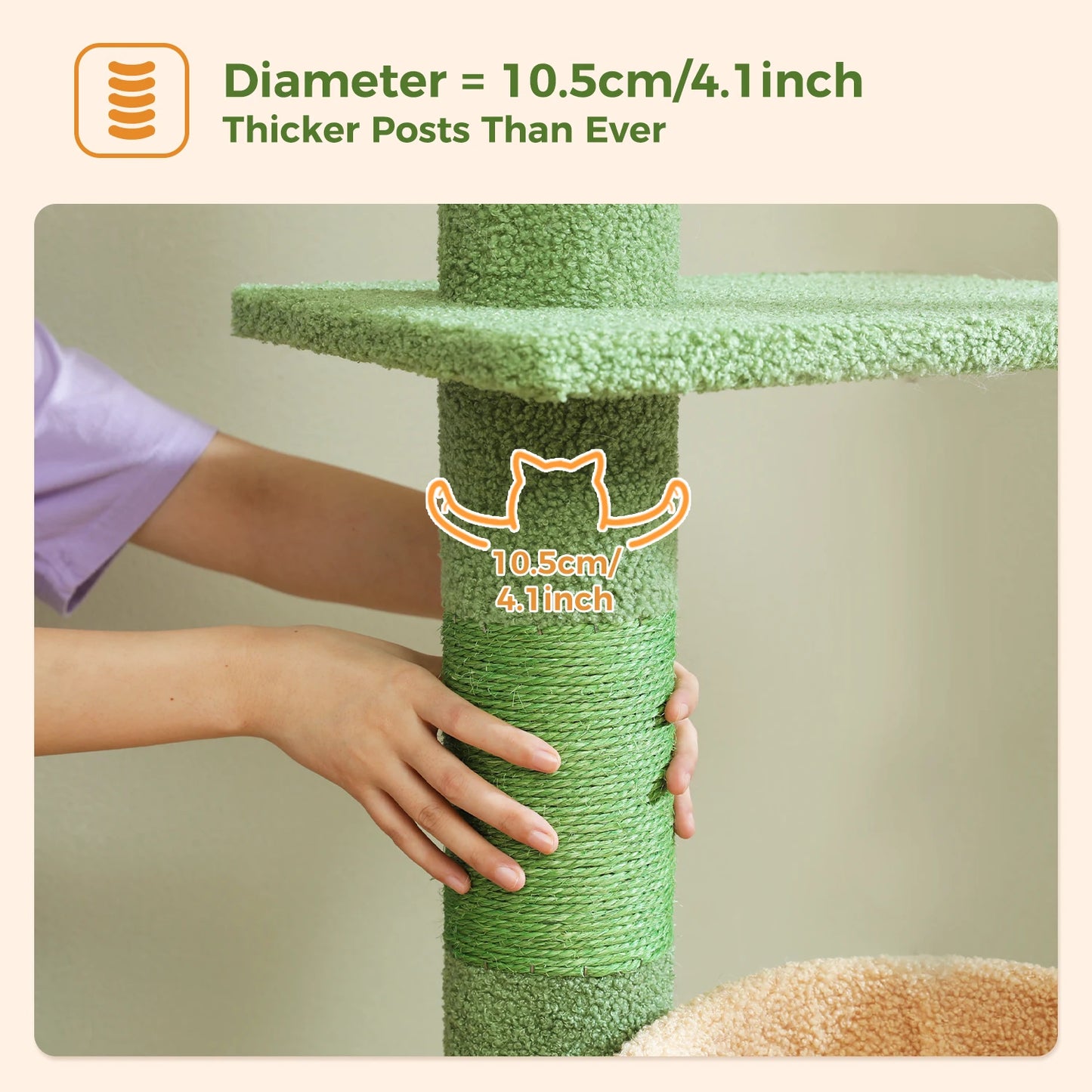Cactus Cat Tree for Indoor Cats