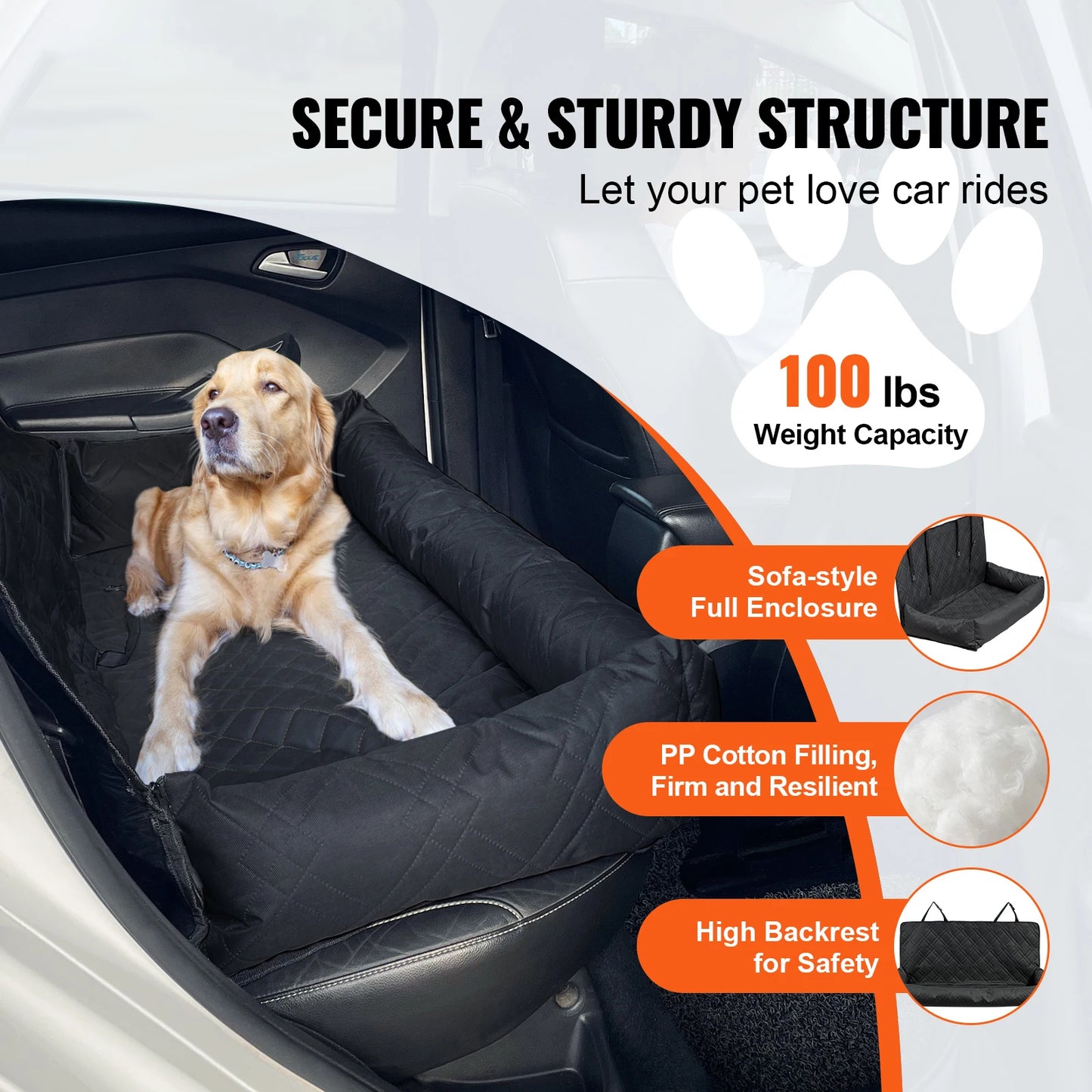 SucceBuy Dog Car Seat
