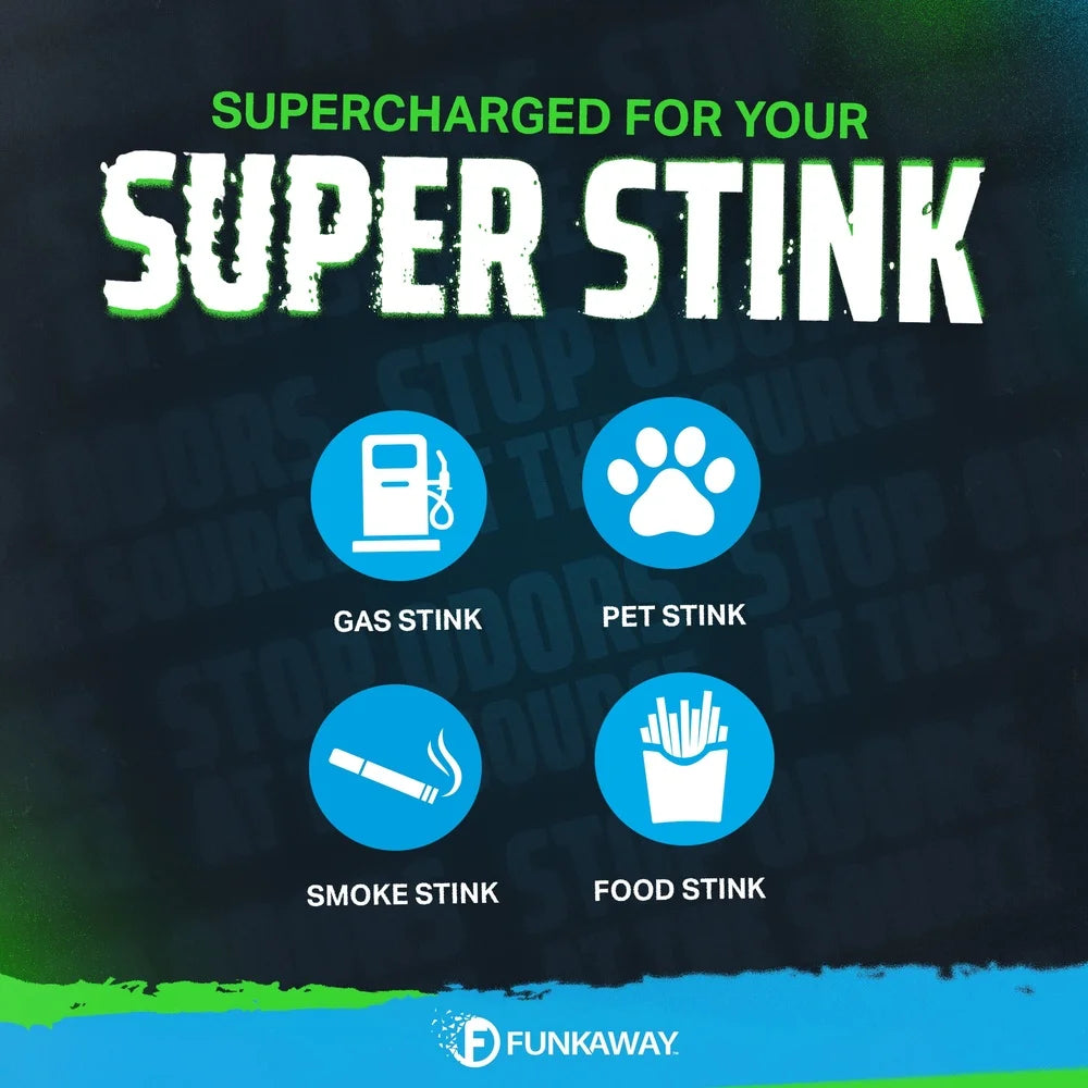 4 Pack Supercharged Gel Odor Eliminator