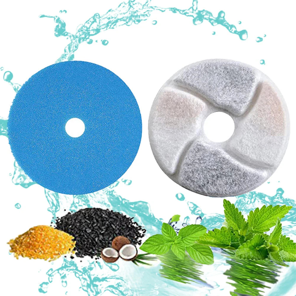 Cat Water Fountain Ion Resin Cotton