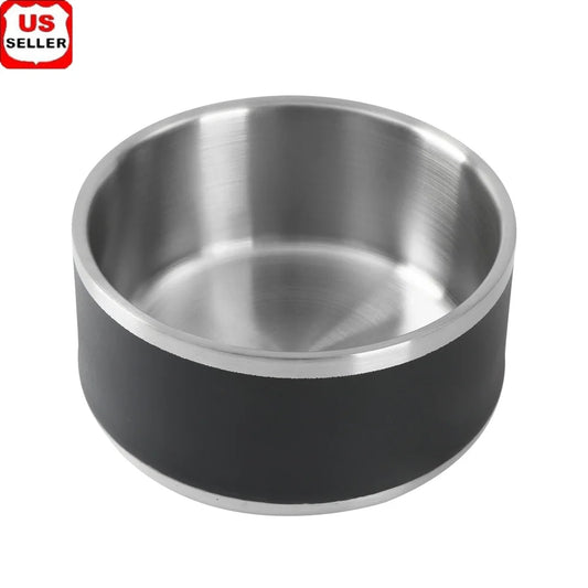 Double Wall Stainless Steel Dog Bowl