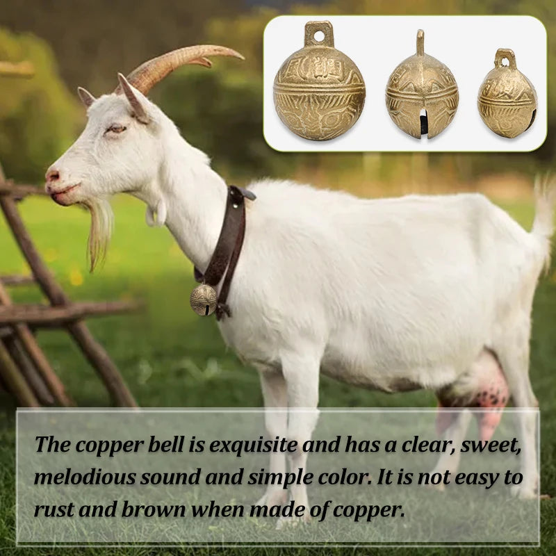 1Pc Sheep Pet Dog Copper Bells