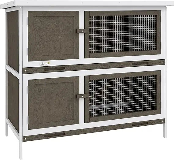 Wooden Bunny Rabbit Hutch