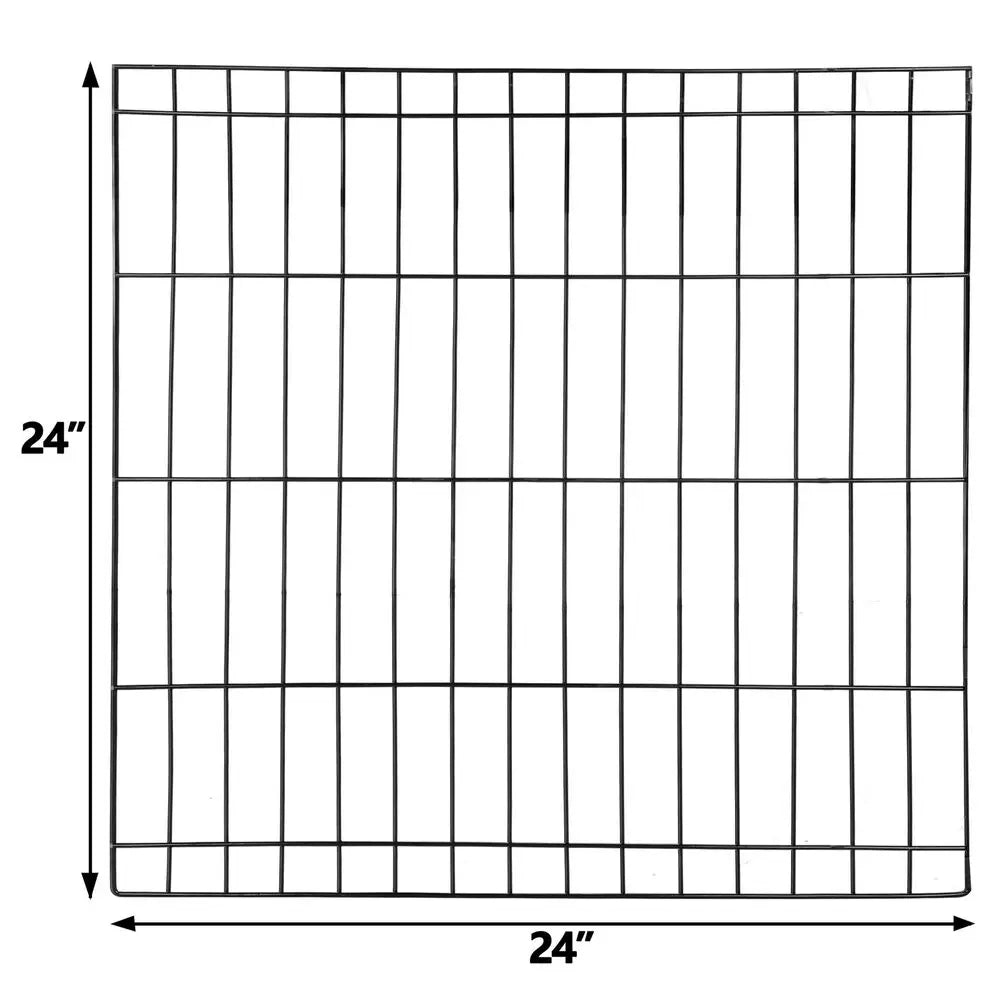 24" Tall 8 Panels Metal Dog Playpen