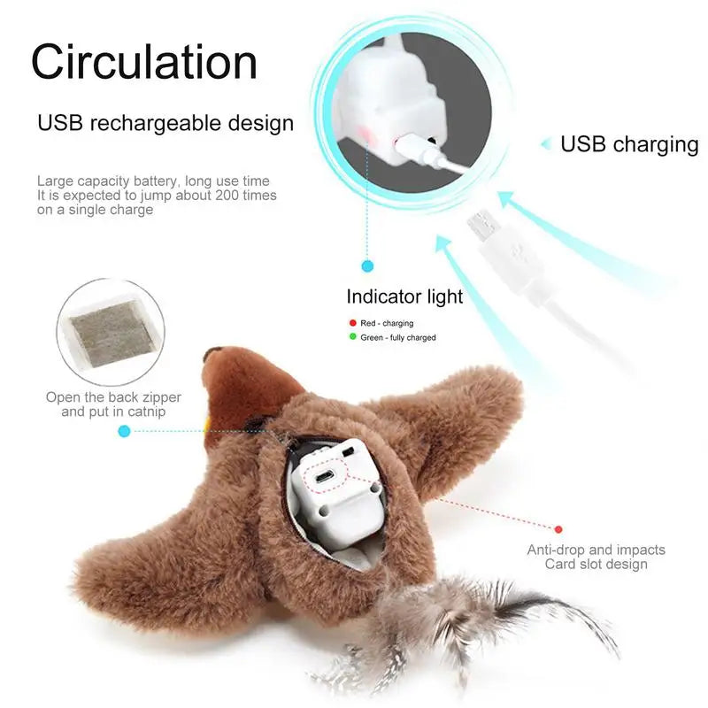1pc Electric Interactive Cat Toy  Cats Fun Kitten Exercise Toys