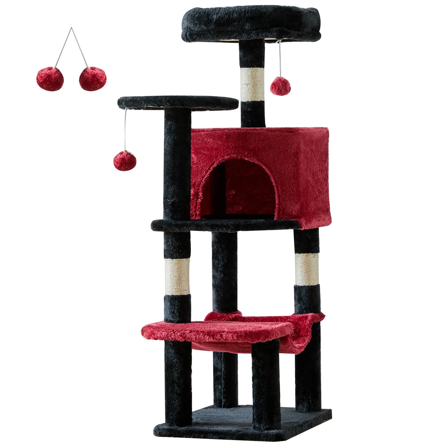 JHK 44in Tall Multi-Cat Climbing Cat Tree