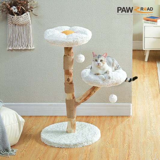 Flower Cat Tree for Indoor Cats