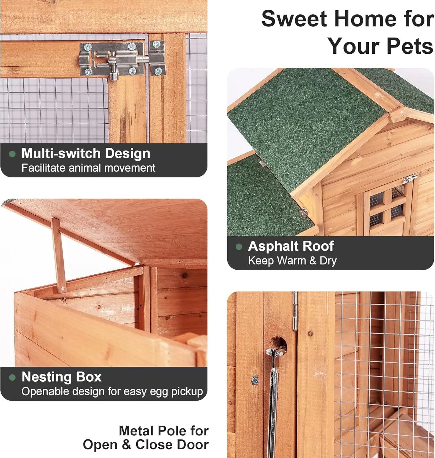 Morngardo Chicken Coop for 2-4 Chickens