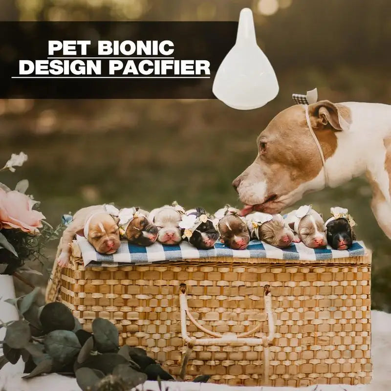 Universal Pet Feeding Nipple White