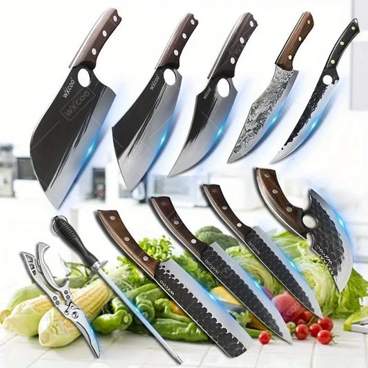 1-11PCS Kitchen Chef Knife Set