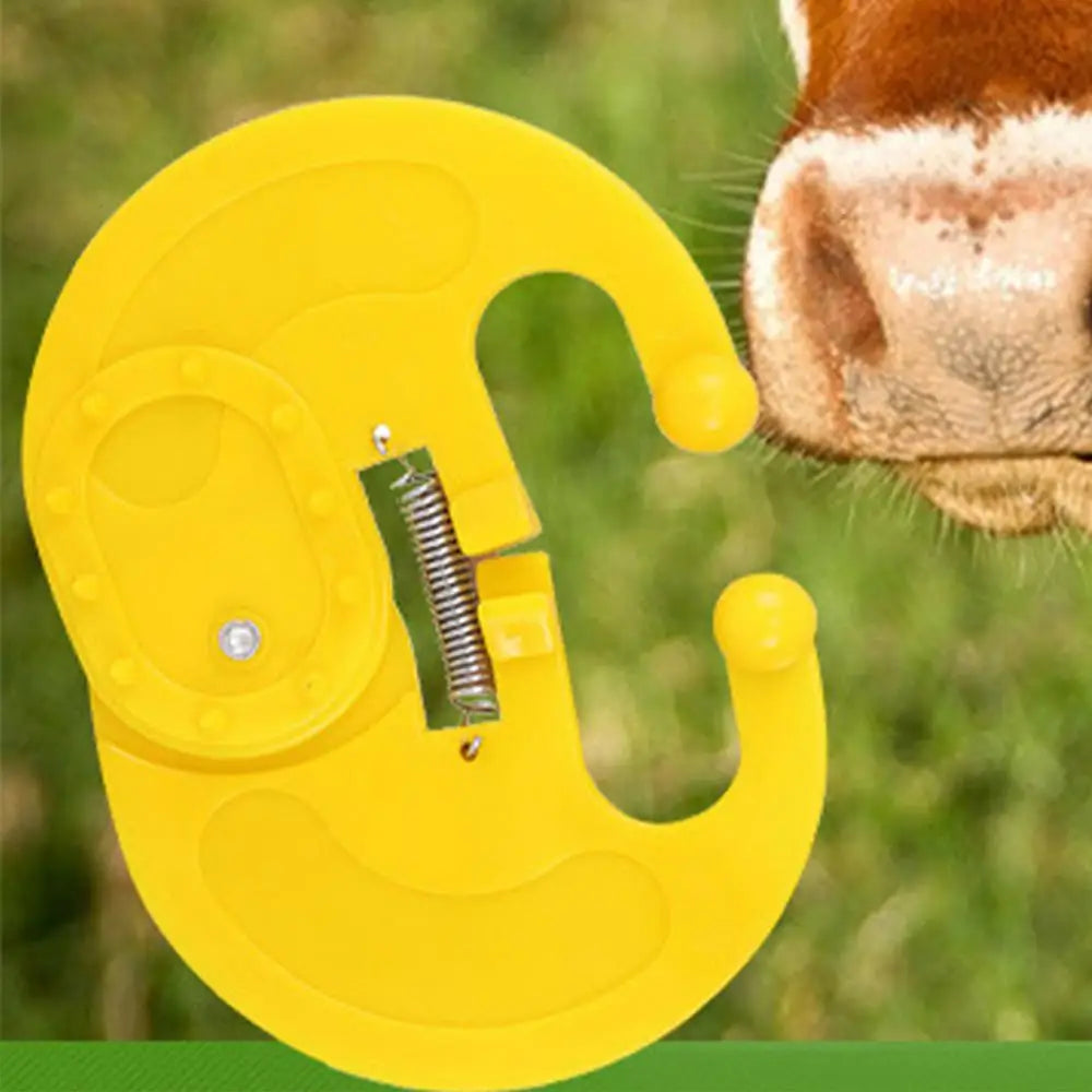 Cattle Nose Clip 5x Cow Weaner Nose Ring Milk Sucking Preventer Farm Livestock Animal Weaning Tool Compact For Cattle