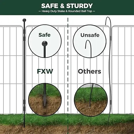 MiniPaws Unleashed Dog Playpen for Yard & RV Camping