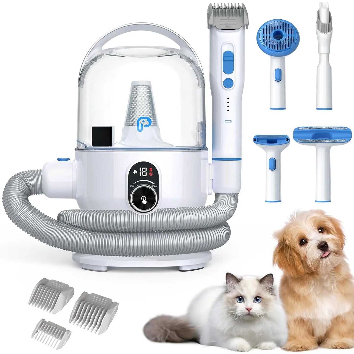 Pet Grooming Vacuum Kit