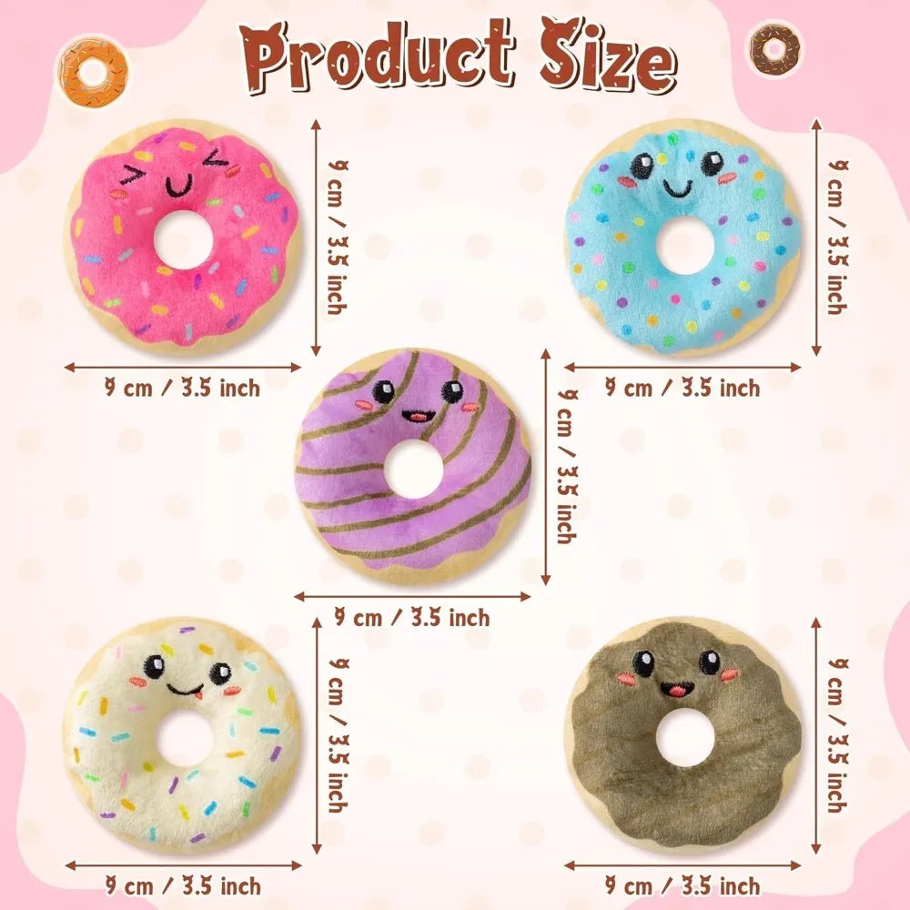 Summer Donut Catnip Toys