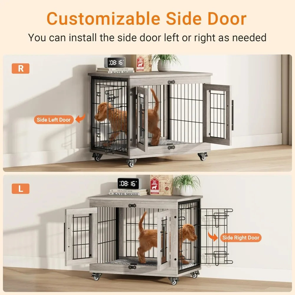 Small Dog Crate Furniture Set of 2