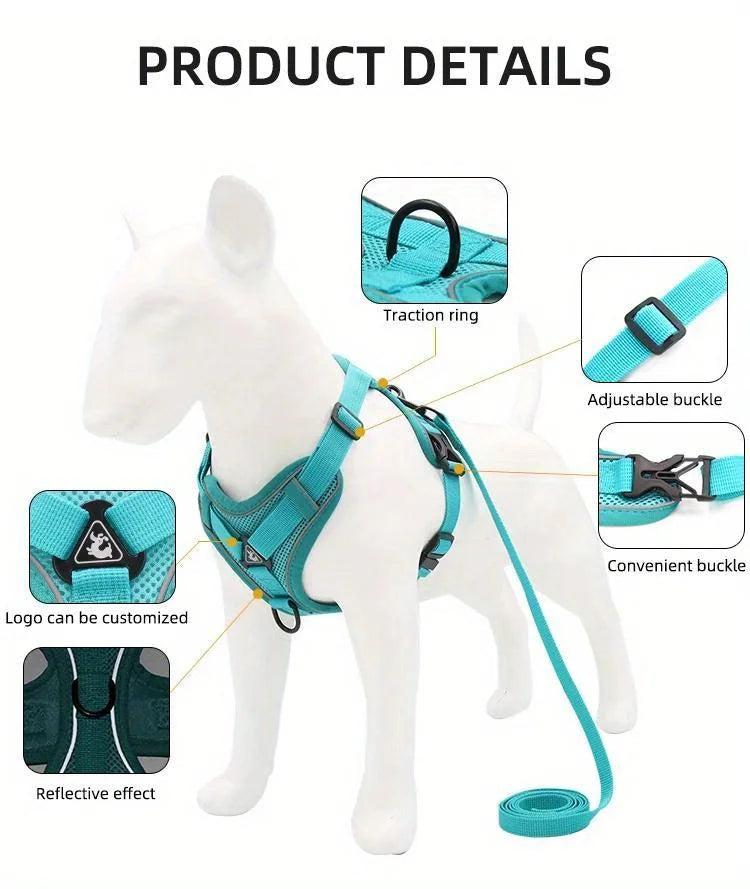 No Pull Dog Harness and Leash Set