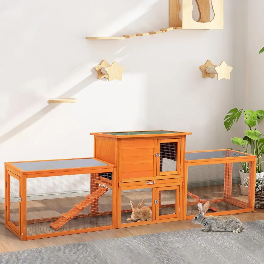 Outdoor Rabbit Hutch,